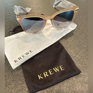 Brand new mirrored  Krewe glasses.